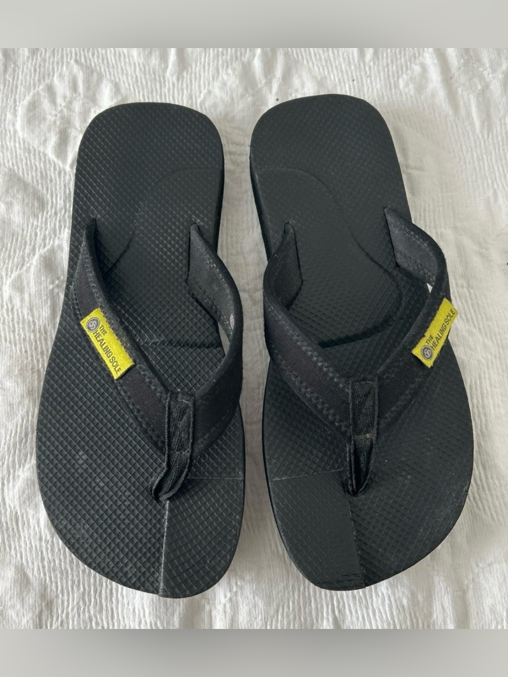 The Healing Sole Original - Black For Plantar Fasciitis Flip
Flops Sz. 7.5.